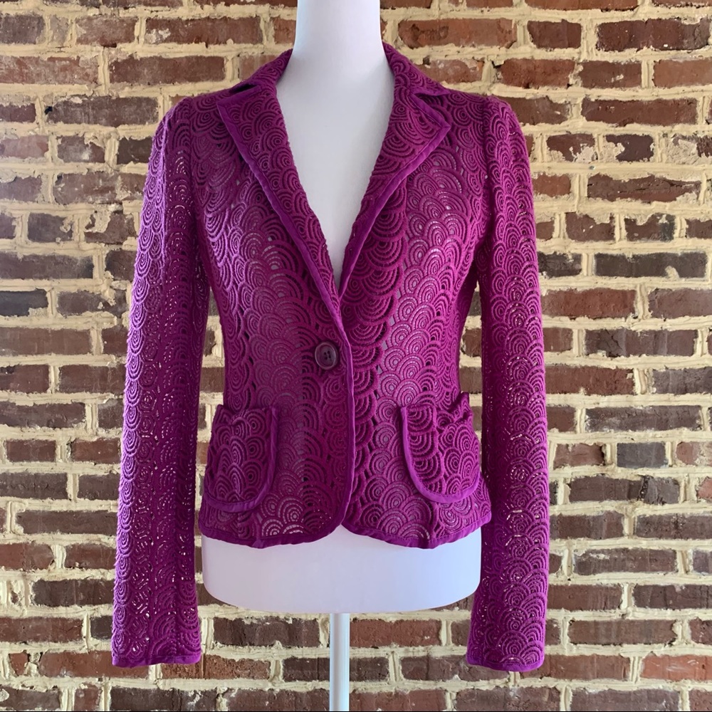 Nanette Lepore Acrobat Jacket Purple